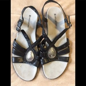 Naturalizer Black Sandals